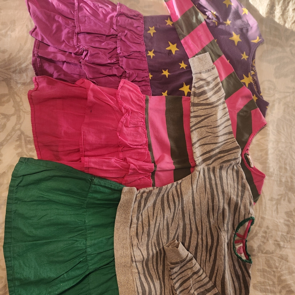 Colorful Kids' Dresses Set